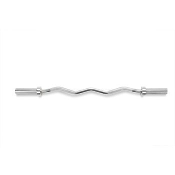 ZIVA Olympic Chrome EZ Curl Bar 1.2m